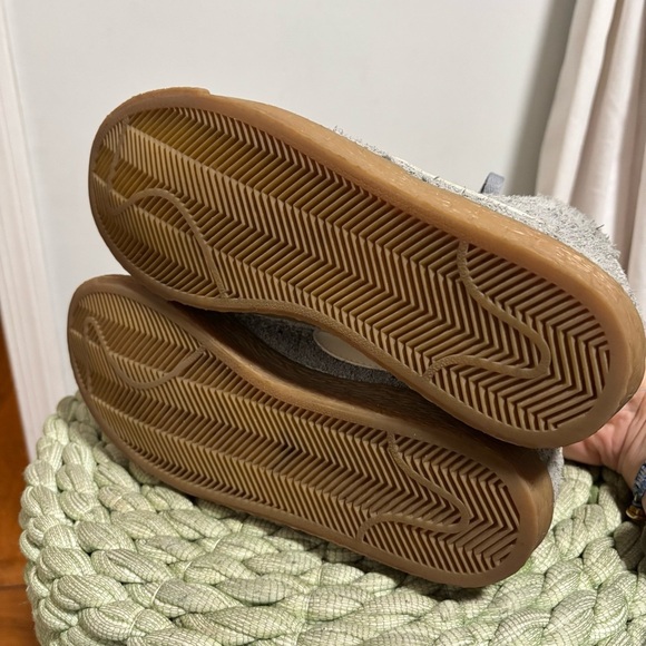 Nike Blazer Mid High Top Vintage Retro Fuzzy Gray/White Suede Lace Up Sneaker - Picture 12 of 13